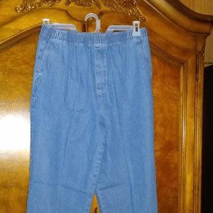 Cabin Creek Average sz 14, M, mom jeans, JC Penny Elastic Waist